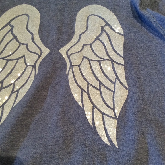 Victoria secret angel wings zip up sweatshirt - Picture 4 of 4